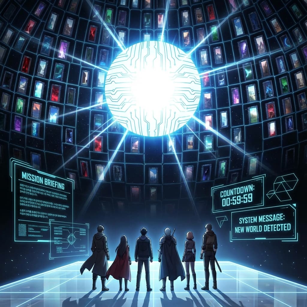 A cosmic portal into the Infinite Realms multiverse